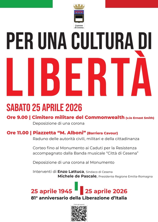 81esimo Anniversario della Liberazione d'Italia