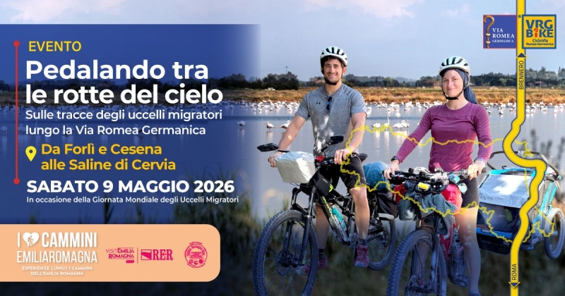 Pedalando tra le rotte del cielo