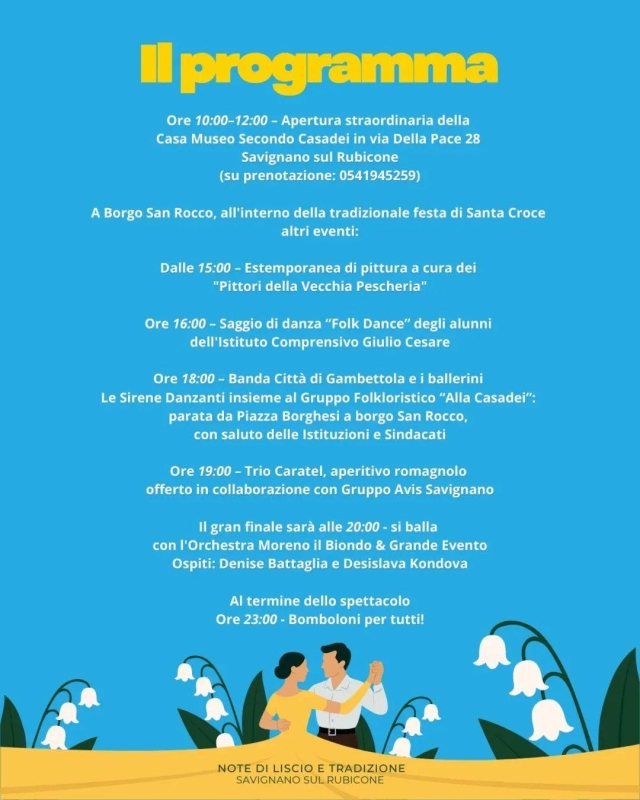 Primo maggio romagnolo a Savignano