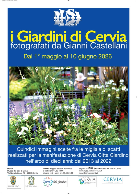 I giardini di Cervia fotografati da Gianni Castellani