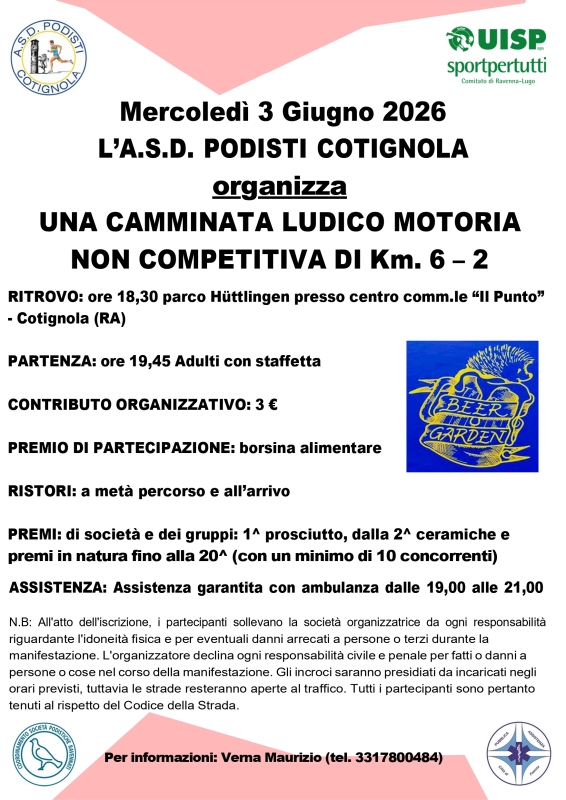 CAMMINATA LUDICO MOTORIA