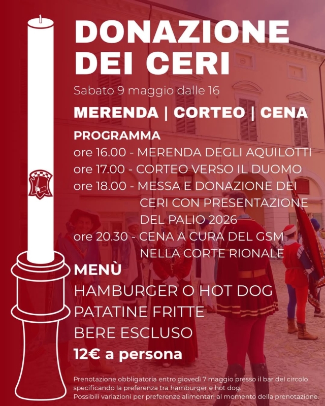 Donazione dei Ceri a Faenza