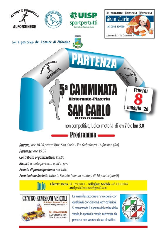 5^ Camminata al Ristorante San Carlo