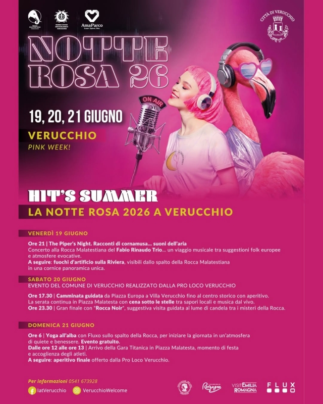 HIT'S SUMMER Notte Rosa Verrucchio