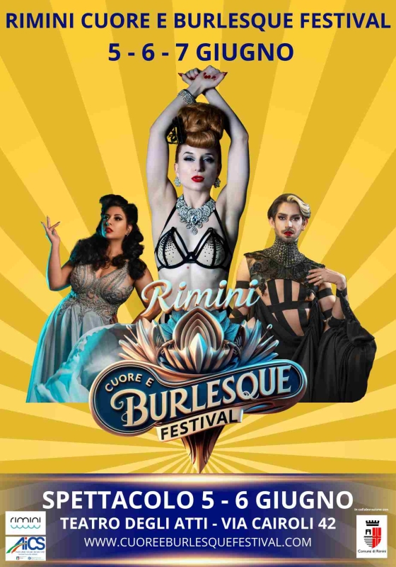 A Rimini torna il Cuore e Burlesque Festival