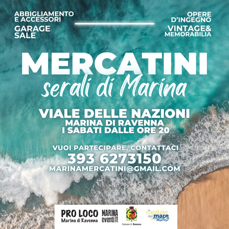 Mercatini serali di Marina di ravenna