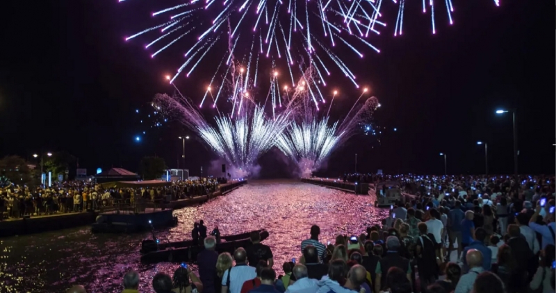 Spettacolo di fuochi d'artificio