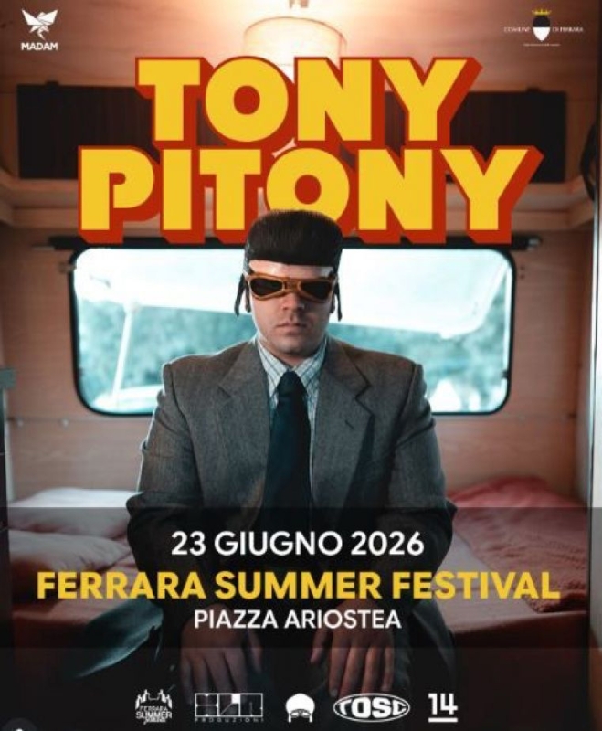 Tony Pitony al Ferrara Summer Festival