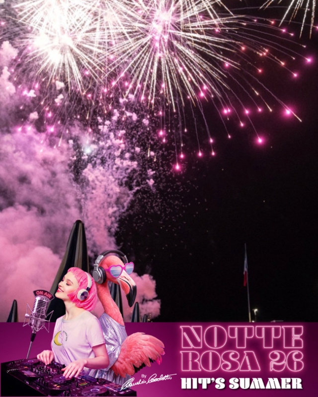 NOTTE ROSA I fuochi d'artificio alla foce del Rubicone