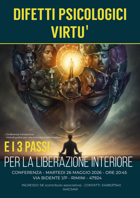 I 3 PASSI PER LA LIBERAZIONE INTERIORE