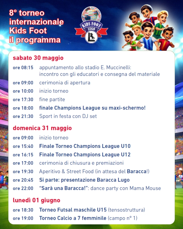 KIDS FOOT, 8a edizione
