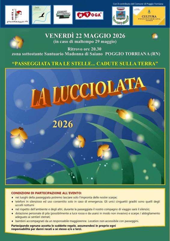 LA LUCCIOLATA Passeggiata tra le stelle cadute sulla Terra
