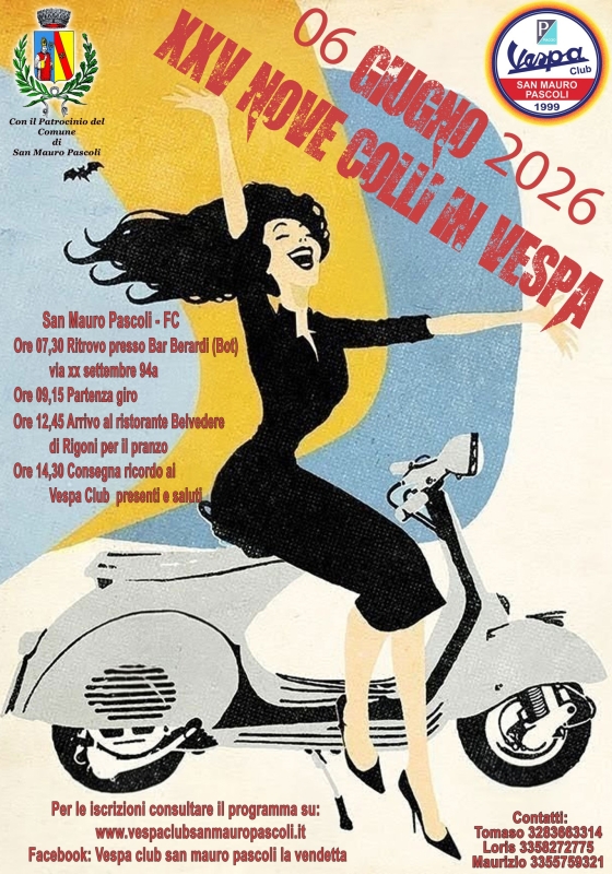 XXV Nove Colli in vespa