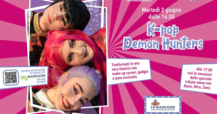 K-Pop Demon Hunters a Le Maioliche