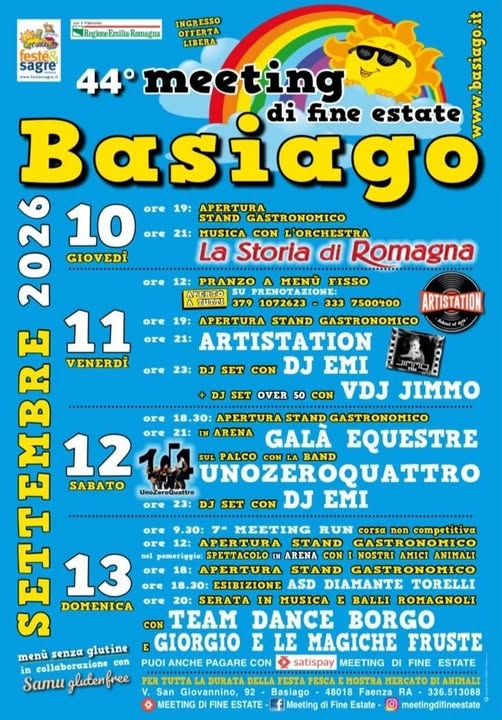 Basiago 44 Meeting di fine estate