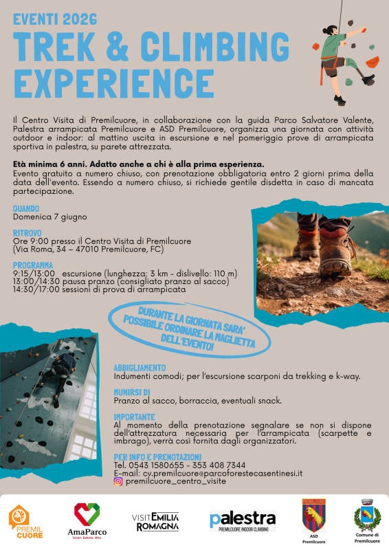 TREK & CLIMBING EXPERIENCE A PREMILCUORE