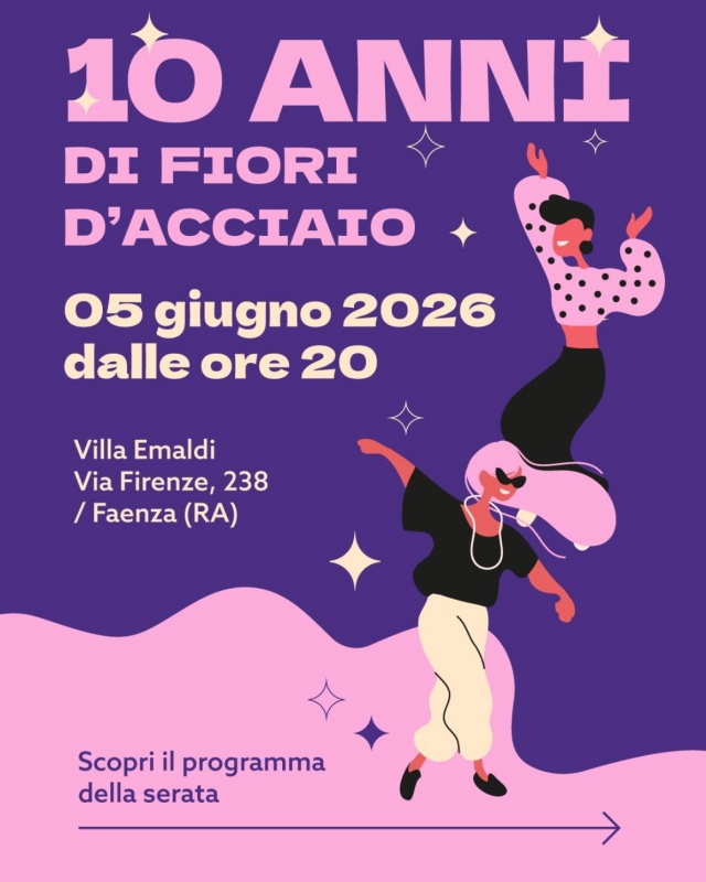 10 anni Fiori d'acciao