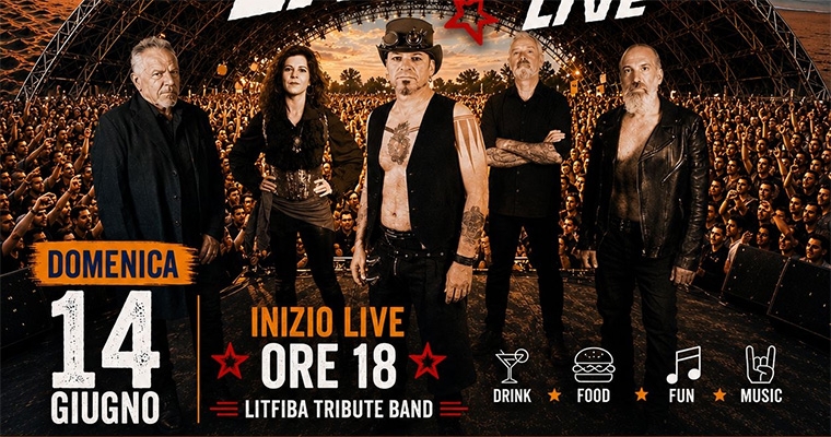 TUTTO LITFIBA LIVE La tribute rock band a Pinarella di Cervia