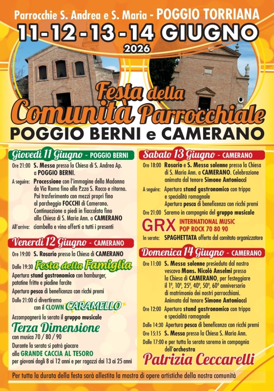 Festa della Comunità Parrocchiale a Poggio Torriana