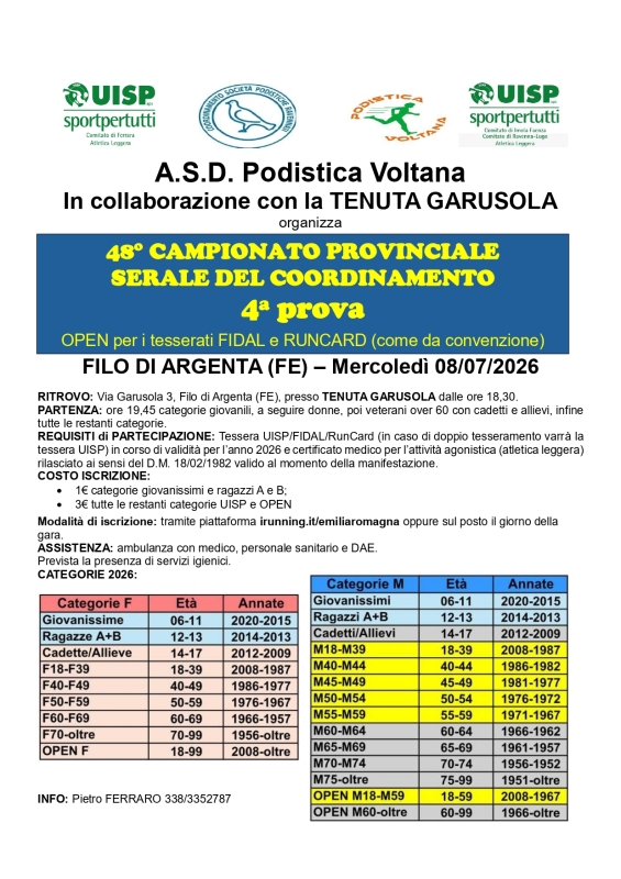 Camminata Tenuta Garusola