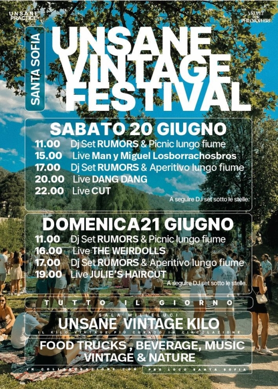 Unsane Vintage Festival Santa Sofia