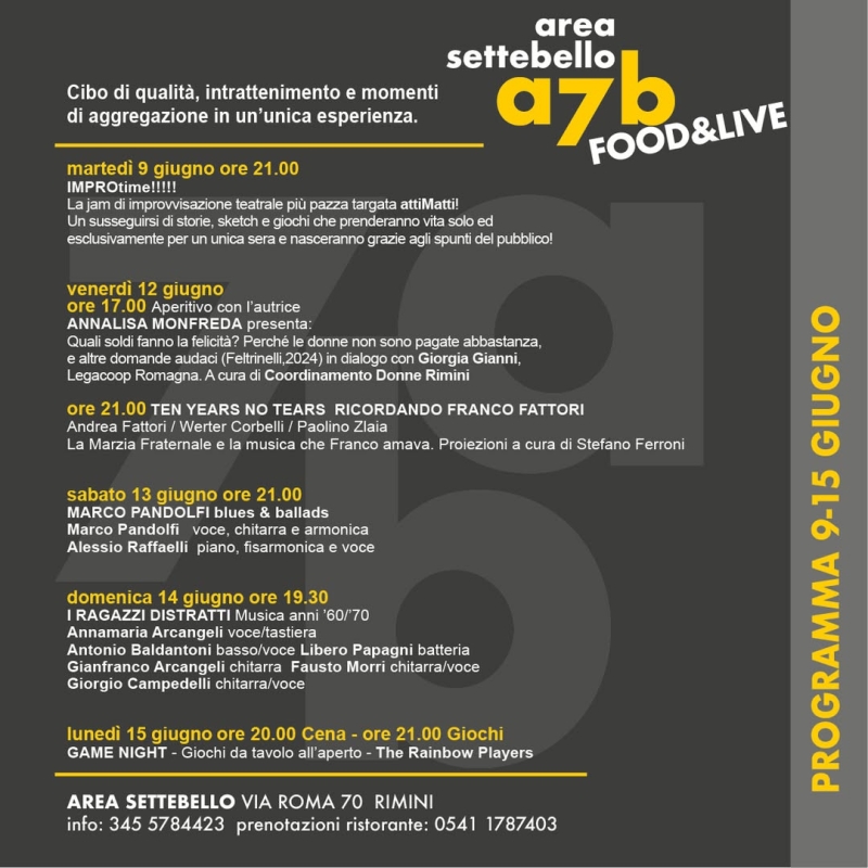 a7b Area Eventi Settebello