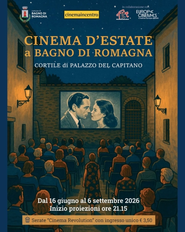 Cinema d'estate a Bagno di Romagna