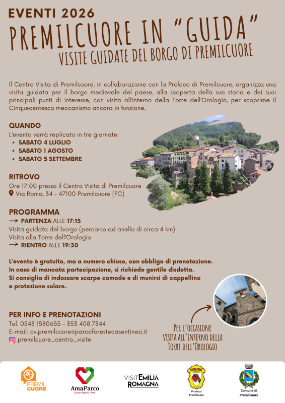 Visite guidate del borgo di Premilcuore
