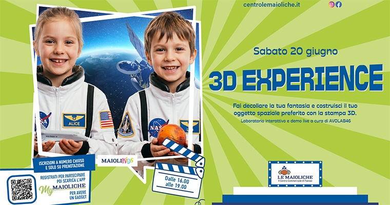 3D Lab laboratorio di stampa in 3d a tema spazio