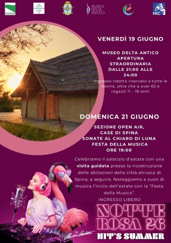 Notte Rosa 2026 al Museo Delta Antico