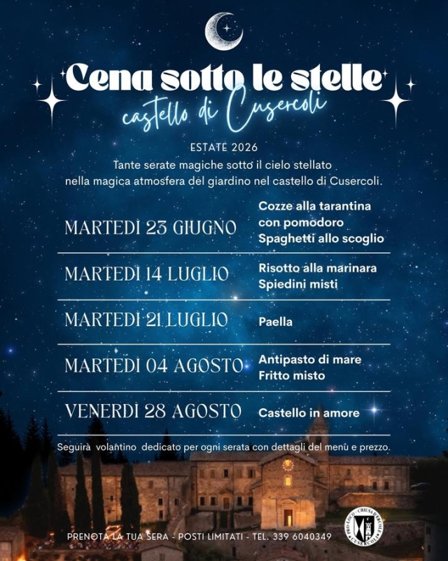 Cena sotto le stelle