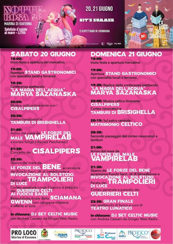 Notte Rosa Marina di Ravenna Festa della musica