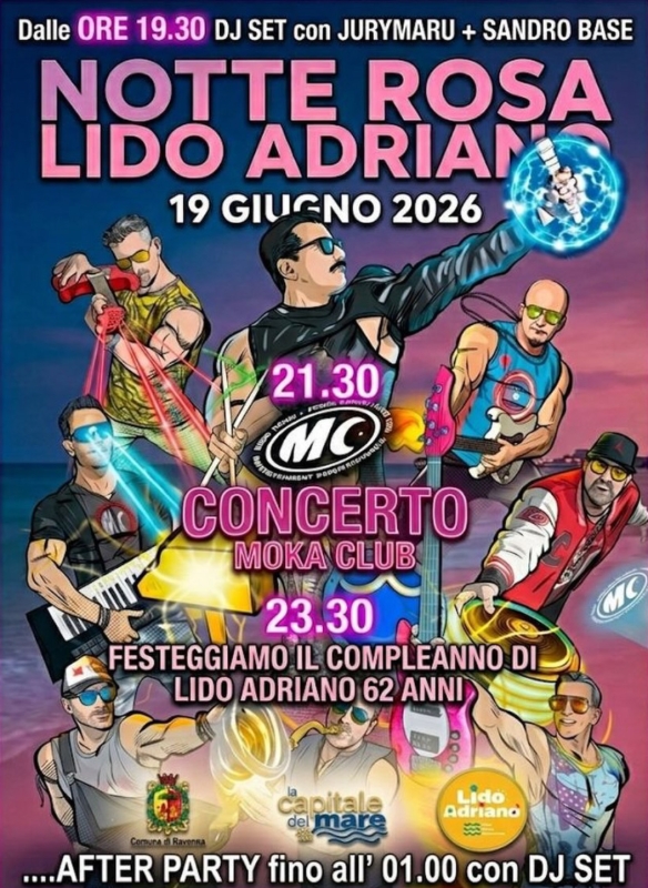 Notte Rosa Lido Adriano Moka Club