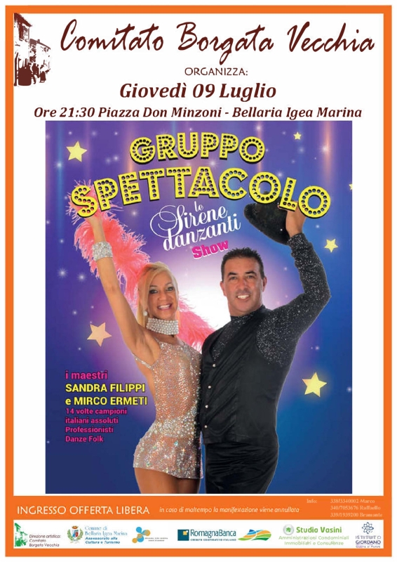 Le Sirene Danzanti Show 2026 - Giro d'Estate della Borgata Vecchia 34° Edizione