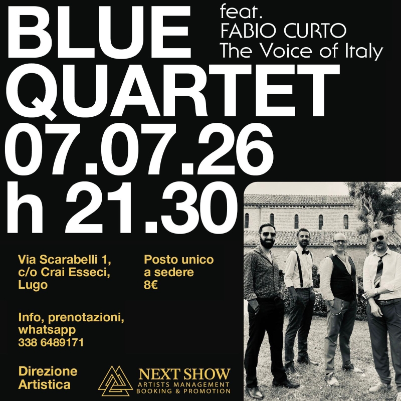 BLUE QUARTET feat. FABIO CURTO – The Voice of Italy