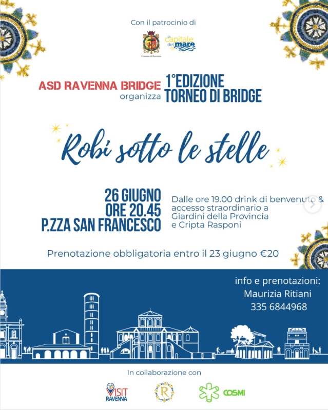 1 Torneo di Bridge “Robi sotto le stelle”