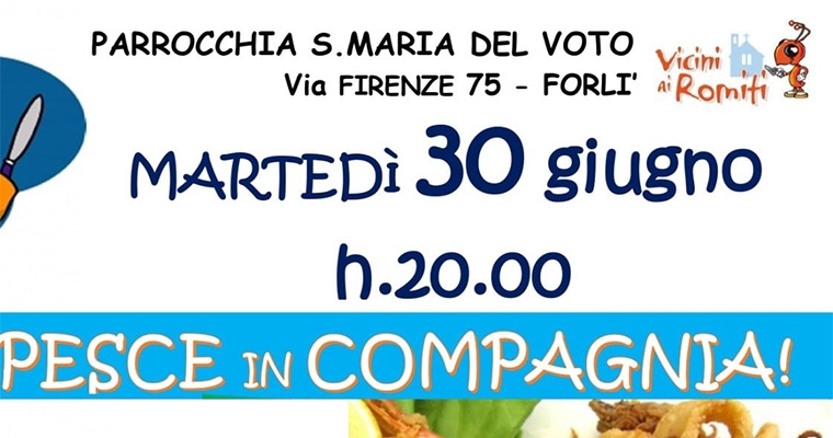 Cena di pesce in compagnia