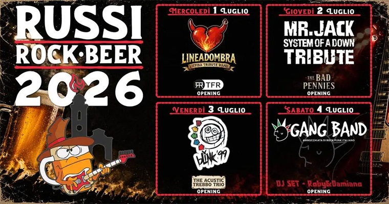 11a edizione Festival Russi Rock Beer