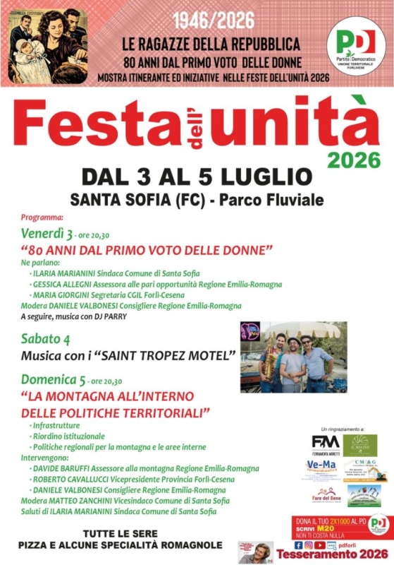 Festa dell'Unità di Santa Sofia