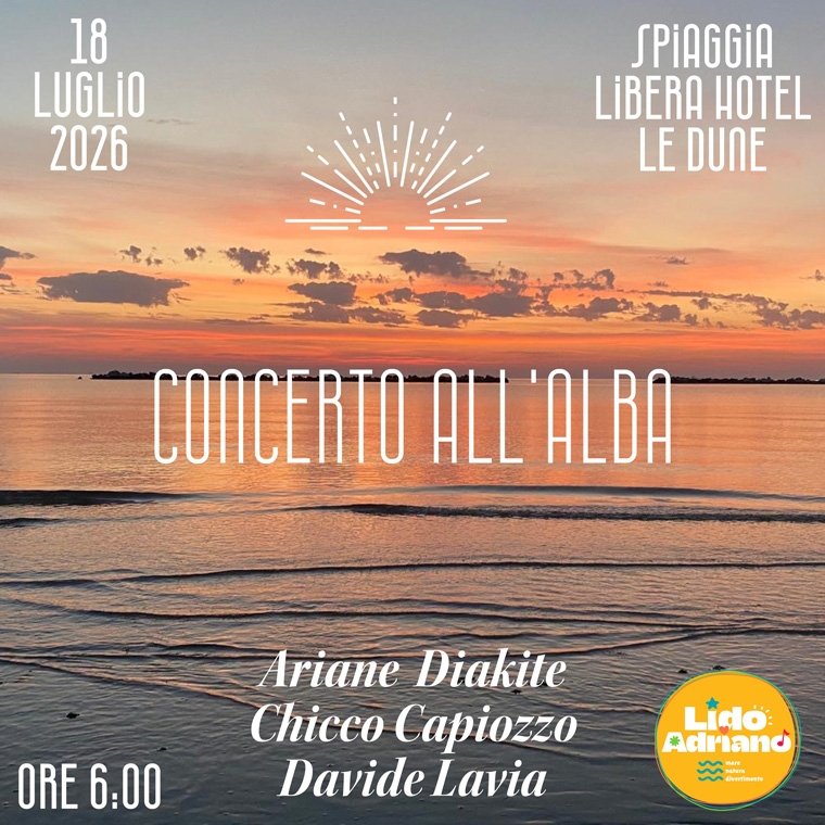 Concerto all'Alba – Lido Adriano 2026