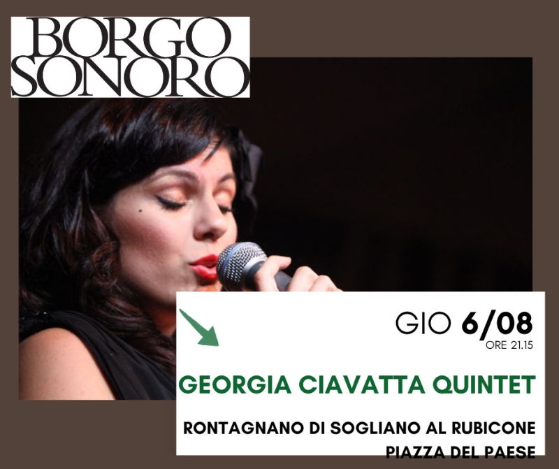 BORGO SONORO  GEORGIA CIAVATTA QUINTET 