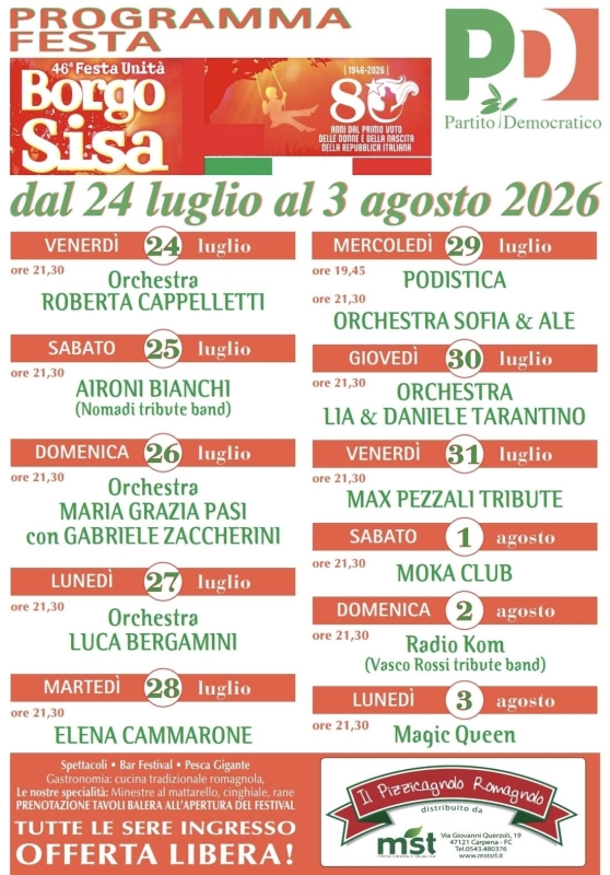Festa dell'unità di Borgo Sisa