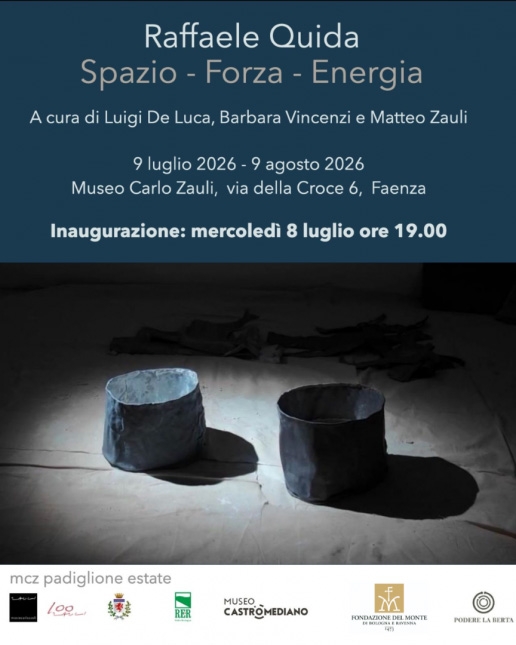RAFFAELE QUIDA. SPAZIO – FORZA – ENERGIA