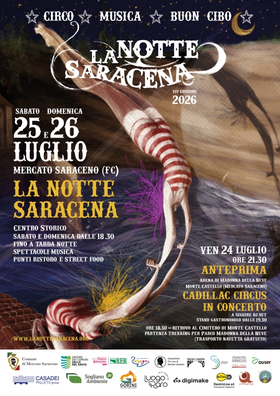 LA NOTTE SARACENA 2026 XIV Edizione