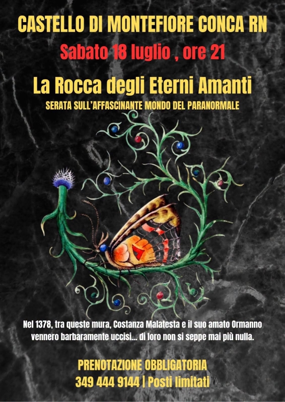 LA ROCCA DEGLI ETERNI AMANTI | Serata sull'affascinante mondo del paranormale