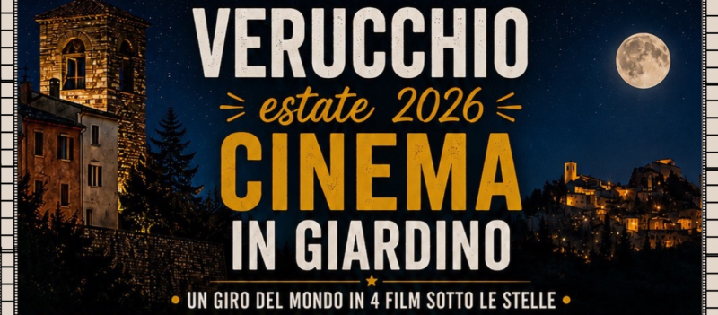 CINEMA IN GIARDINO A VERUCCHIO - ESTATE 2026