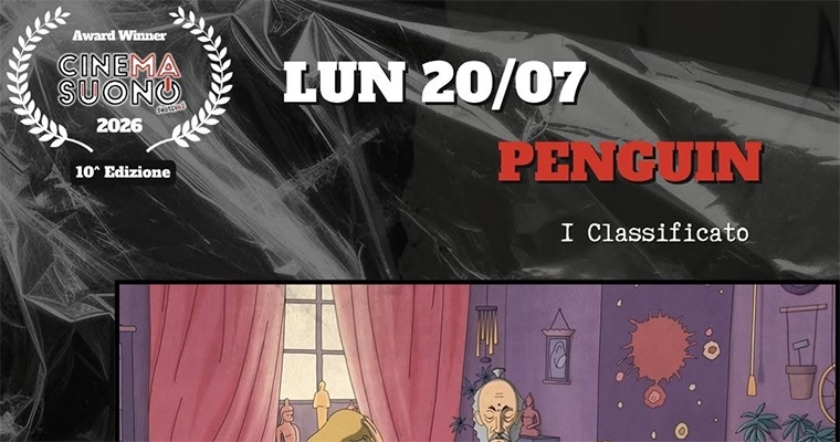 Penguin proiezione per Cinemasuono