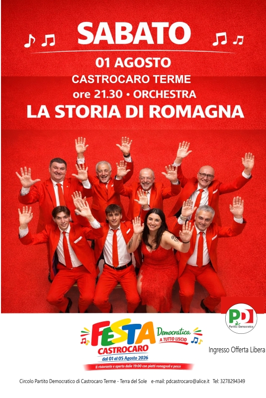 festa democratica Castrocaro terme