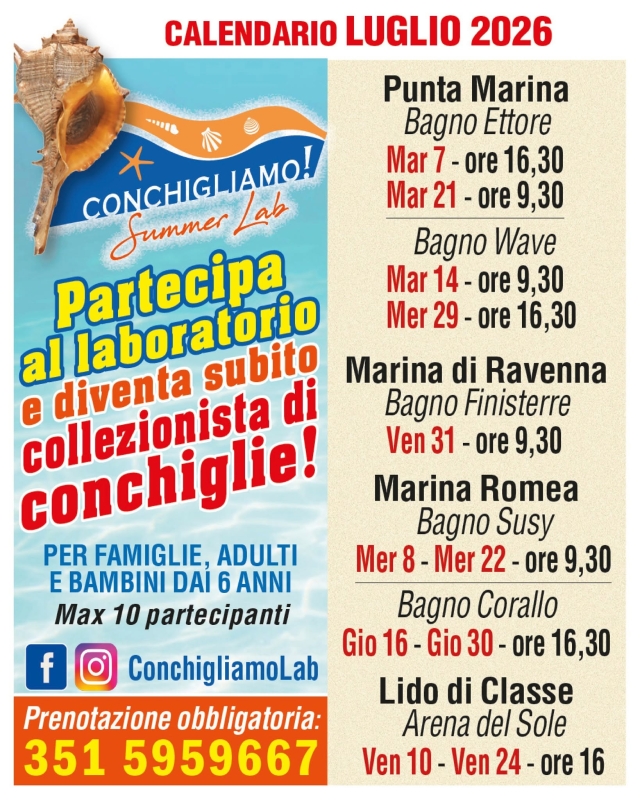 Conchigliamo Summer Lab
