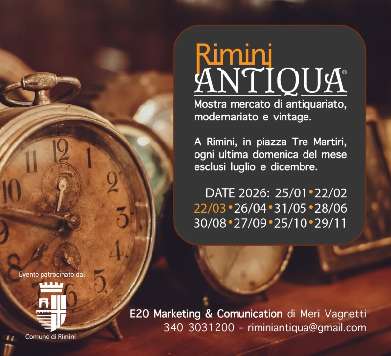 Rimini Antiqua. Mostra mercato di antiquariato, modernariato e vintage